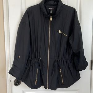 Nylon black pre-owned jacket - women size XL